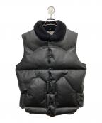 RockyMountainFeatherBedロッキーマウンテンフェザーベッド）の古着「レザー クリスティ ベスト」｜ブラック