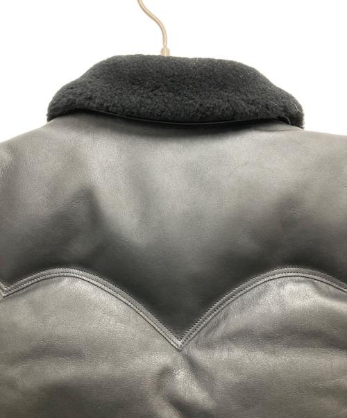 RockyMountainFeatherBed（ロッキーマウンテンフェザーベッド）RockyMountainFeatherBed (ロッキーマウンテンフェザーベッド) レザー クリスティ ベスト ブラック サイズ:SIZE42の古着・服飾アイテム