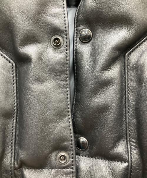 RockyMountainFeatherBed（ロッキーマウンテンフェザーベッド）RockyMountainFeatherBed (ロッキーマウンテンフェザーベッド) レザー クリスティ ベスト ブラック サイズ:SIZE42の古着・服飾アイテム