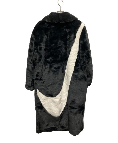 NIKE（ナイキ）NIKE (ナイキ) フェイクファーコート ブラック サイズ:M 未使用品の古着・服飾アイテム