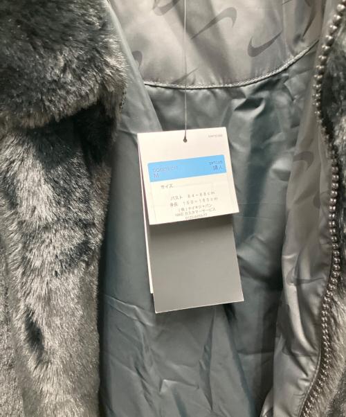 NIKE（ナイキ）NIKE (ナイキ) フェイクファーコート ブラック サイズ:M 未使用品の古着・服飾アイテム