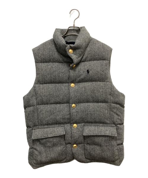 POLO RALPH LAUREN（ポロ・ラルフローレン）POLO RALPH LAUREN (ポロ・ラルフローレン) ダウンベスト グレー サイズ:Mの古着・服飾アイテム