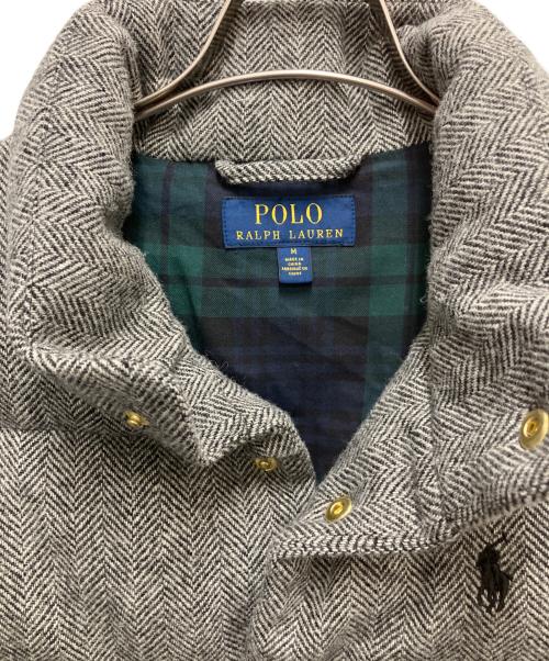 POLO RALPH LAUREN（ポロ・ラルフローレン）POLO RALPH LAUREN (ポロ・ラルフローレン) ダウンベスト グレー サイズ:Mの古着・服飾アイテム