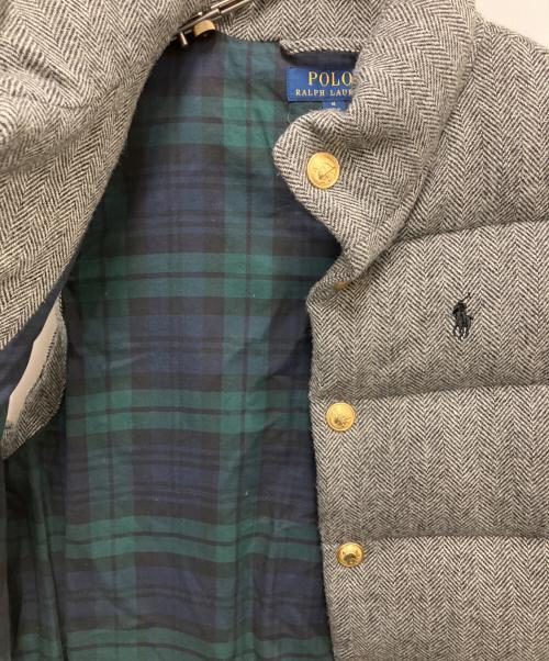 POLO RALPH LAUREN（ポロ・ラルフローレン）POLO RALPH LAUREN (ポロ・ラルフローレン) ダウンベスト グレー サイズ:Mの古着・服飾アイテム