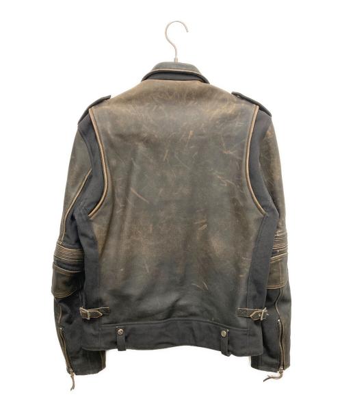 INDIAN MOTORCYCLE（インディアンモーターサイクル）INDIAN MOTORCYCLE (インディアンモーターサイクル) レザージャケット ブラック サイズ:SIZE42の古着・服飾アイテム