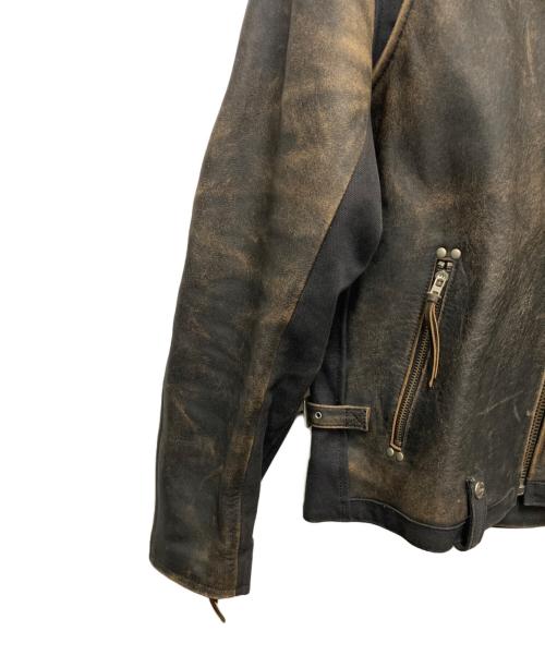 INDIAN MOTORCYCLE（インディアンモーターサイクル）INDIAN MOTORCYCLE (インディアンモーターサイクル) レザージャケット ブラック サイズ:SIZE42の古着・服飾アイテム