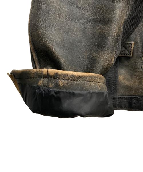 INDIAN MOTORCYCLE（インディアンモーターサイクル）INDIAN MOTORCYCLE (インディアンモーターサイクル) レザージャケット ブラック サイズ:SIZE42の古着・服飾アイテム