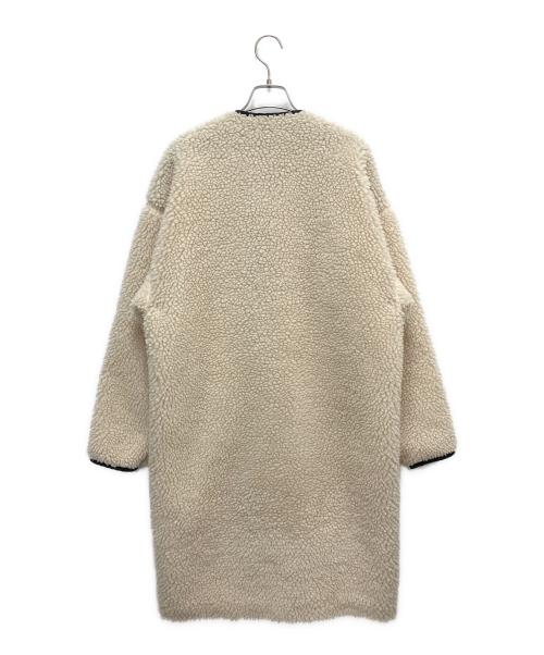 HYKE（ハイク）HYKE (ハイク) ボアコート ホワイト サイズ:SIZE3の古着・服飾アイテム