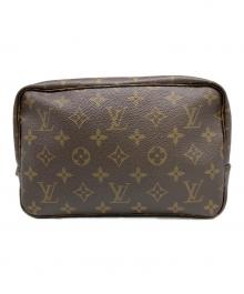 LOUIS VUITTON（ルイ ヴィトン）の古着「コスメポーチ トゥルーストワレット23」｜ブラウン