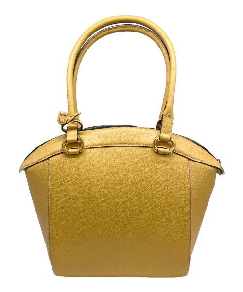 DELVAUX（デルヴォー）DELVAUX (デルヴォー) トートバッグ イエローの古着・服飾アイテム