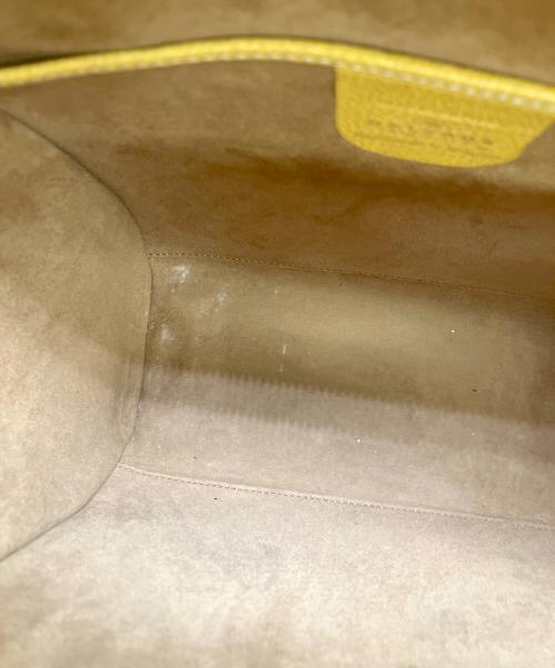 DELVAUX（デルヴォー）DELVAUX (デルヴォー) トートバッグ イエローの古着・服飾アイテム