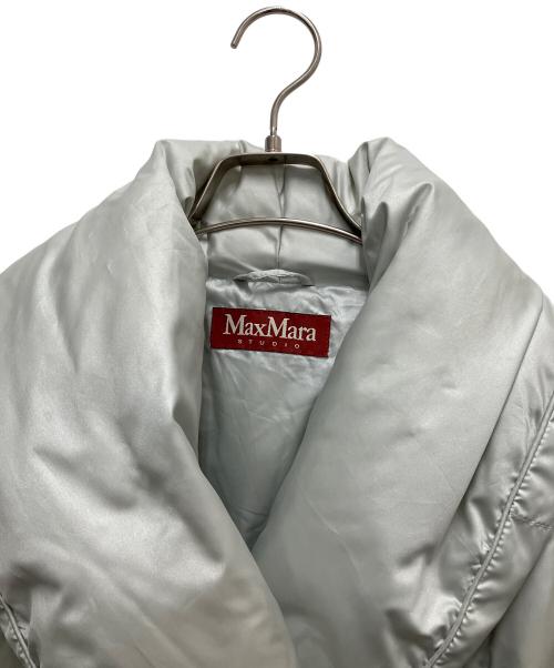 Max Mara Studio（マックスマーラ ストゥディオ）Max Mara Studio (マックスマーラ ストゥディオ) ダウンコート グレー サイズ:SIZE 42の古着・服飾アイテム