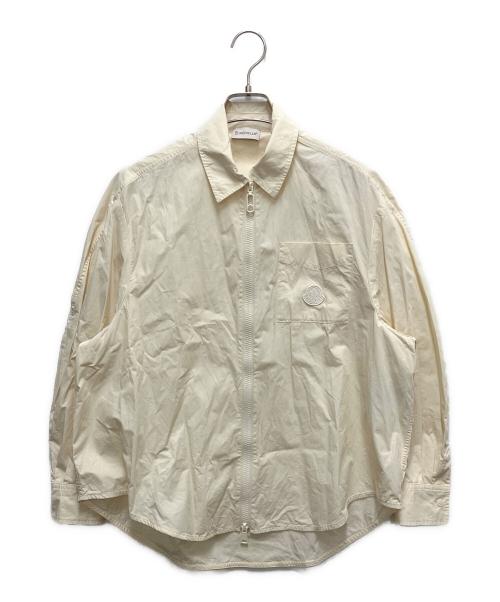 MONCLER（モンクレール）MONCLER (モンクレール) ジップアップシャツ ベージュ サイズ:SIZE 38の古着・服飾アイテム