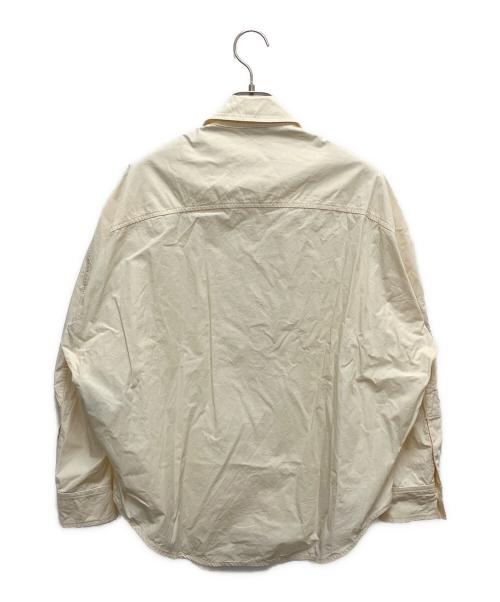 MONCLER（モンクレール）MONCLER (モンクレール) ジップアップシャツ ベージュ サイズ:SIZE 38の古着・服飾アイテム