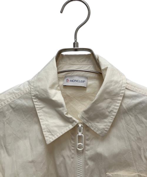MONCLER（モンクレール）MONCLER (モンクレール) ジップアップシャツ ベージュ サイズ:SIZE 38の古着・服飾アイテム
