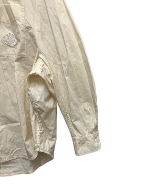 MONCLER（モンクレール）MONCLER (モンクレール) ジップアップシャツ ベージュ サイズ:SIZE 38の古着・服飾アイテム