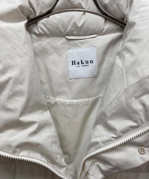 Plage（プラージュ）Plage (プラージュ) HAKUU別注 ダウンコート アイボリー サイズ:Sの古着・服飾アイテム