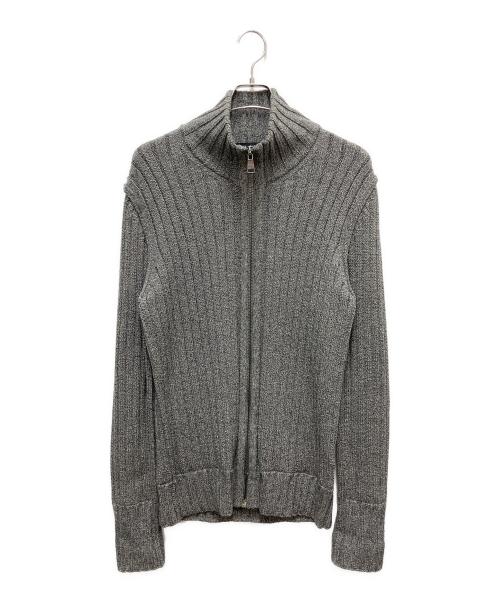 DOLCE & GABBANA（ドルチェ＆ガッバーナ）DOLCE & GABBANA (ドルチェ＆ガッバーナ) ジップニット グレー サイズ:SIZE 50の古着・服飾アイテム