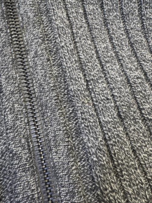 DOLCE & GABBANA（ドルチェ＆ガッバーナ）DOLCE & GABBANA (ドルチェ＆ガッバーナ) ジップニット グレー サイズ:SIZE 50の古着・服飾アイテム