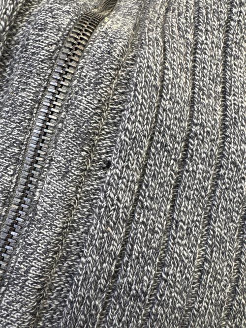 DOLCE & GABBANA（ドルチェ＆ガッバーナ）DOLCE & GABBANA (ドルチェ＆ガッバーナ) ジップニット グレー サイズ:SIZE 50の古着・服飾アイテム