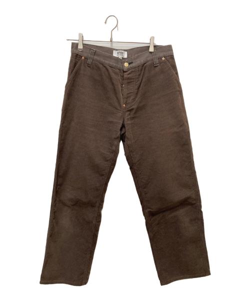 eYe COMME des GARCONS JUNYAWATANABE MAN（アイ コム デ ギャルソン ジュンヤ ワタナベ マン）eYe COMME des GARCONS JUNYAWATANABE MAN (アイ コム デ ギャルソン ジュンヤ ワタナベ マン) CarHartt (カーハート) コーデュロイパンツ ブラウン サイズ:Mの古着・服飾アイテム