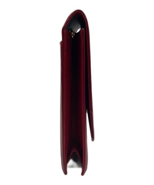 Yves Saint Laurent（イヴサンローラン）Yves Saint Laurent (イヴサンローラン) セミショルダーバッグ レッドの古着・服飾アイテム