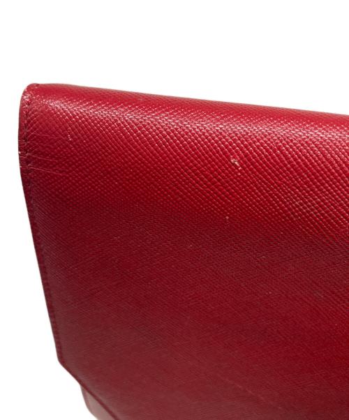 Yves Saint Laurent（イヴサンローラン）Yves Saint Laurent (イヴサンローラン) セミショルダーバッグ レッドの古着・服飾アイテム