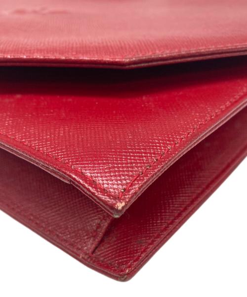 Yves Saint Laurent（イヴサンローラン）Yves Saint Laurent (イヴサンローラン) セミショルダーバッグ レッドの古着・服飾アイテム