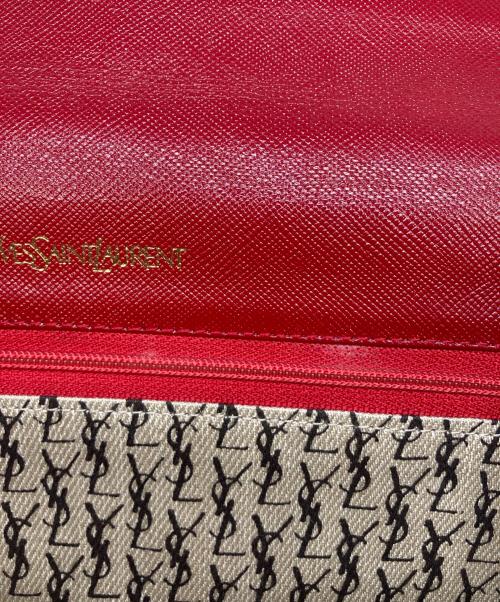 Yves Saint Laurent（イヴサンローラン）Yves Saint Laurent (イヴサンローラン) セミショルダーバッグ レッドの古着・服飾アイテム