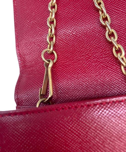 Yves Saint Laurent（イヴサンローラン）Yves Saint Laurent (イヴサンローラン) セミショルダーバッグ レッドの古着・服飾アイテム