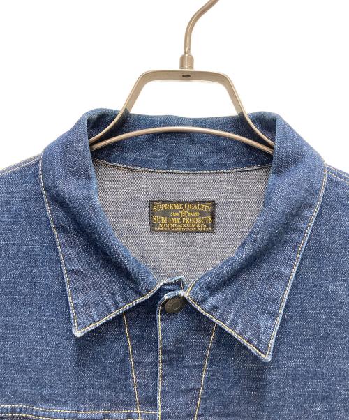 MOUNTAIN JAM & Co.（マウンテンジャム＆コー）MOUNTAIN JAM & Co. (マウンテンジャム＆コー) デニムトラッカージャケット インディゴ サイズ:-の古着・服飾アイテム