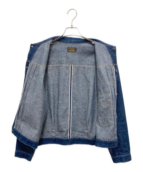 MOUNTAIN JAM & Co.（マウンテンジャム＆コー）MOUNTAIN JAM & Co. (マウンテンジャム＆コー) デニムトラッカージャケット インディゴ サイズ:-の古着・服飾アイテム