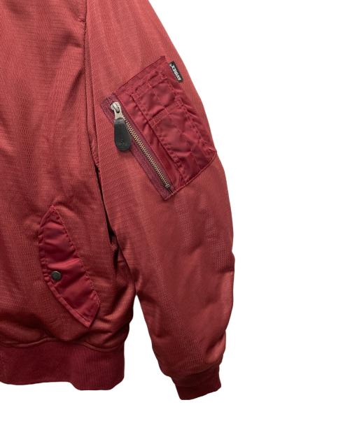 kawasaki（カワサキ）kawasaki (カワサキ) メッシュMA-1ジャケット レッド サイズ:SIZE XLの古着・服飾アイテム