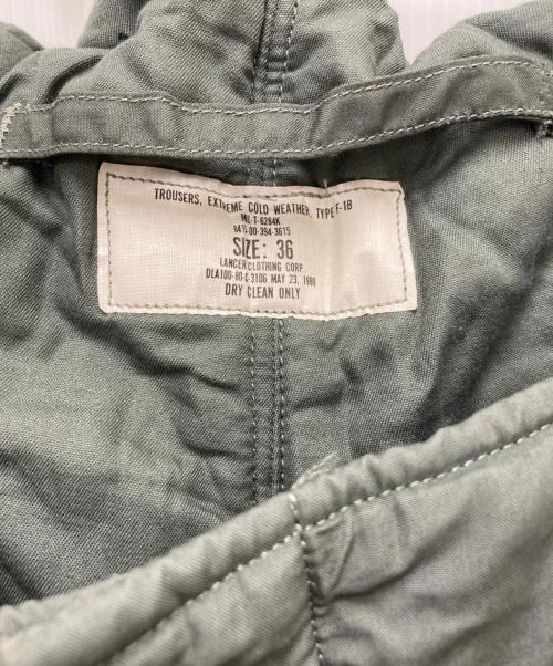 その他ブランド（ソノタブランド）その他ブランド (ソノタブランド) フライトパンツ グリーン サイズ:SIZE91(W３６)の古着・服飾アイテム