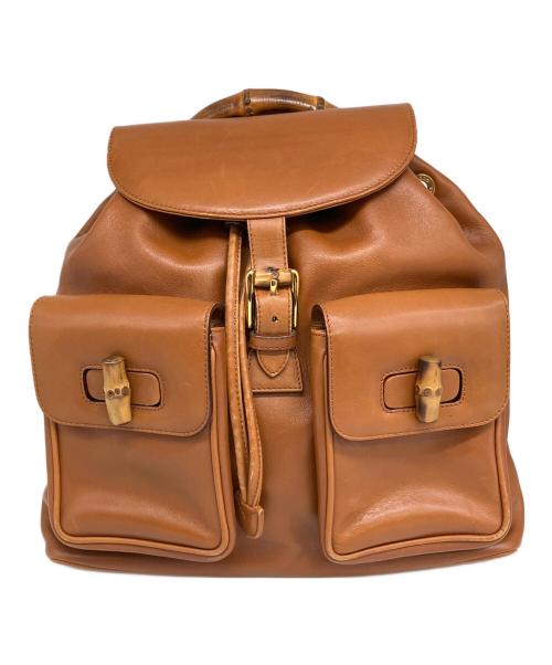 GUCCI（グッチ）GUCCI (グッチ) リュック ブラウンの古着・服飾アイテム