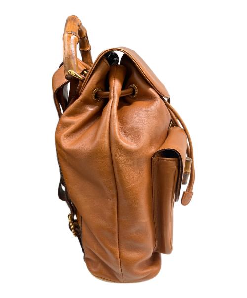 GUCCI（グッチ）GUCCI (グッチ) リュック ブラウンの古着・服飾アイテム