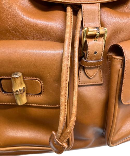 GUCCI（グッチ）GUCCI (グッチ) リュック ブラウンの古着・服飾アイテム