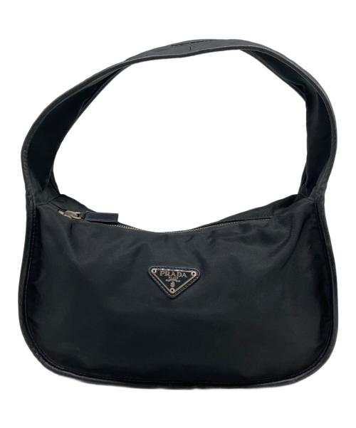 PRADA（プラダ）PRADA (プラダ) ハンドポーチ ブラックの古着・服飾アイテム
