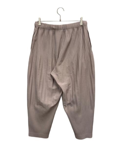 HOMME PLISSE ISSEY MIYAKE（オム プリッセ イッセイ ミヤケ）HOMME PLISSE ISSEY MIYAKE (オム プリッセ イッセイ ミヤケ) プリーツテーパードパンツ ピンク サイズ:SIZE 2の古着・服飾アイテム
