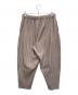 HOMME PLISSE ISSEY MIYAKE (オム プリッセ イッセイ ミヤケ) プリーツテーパードパンツ ピンク サイズ:SIZE 2：17000円