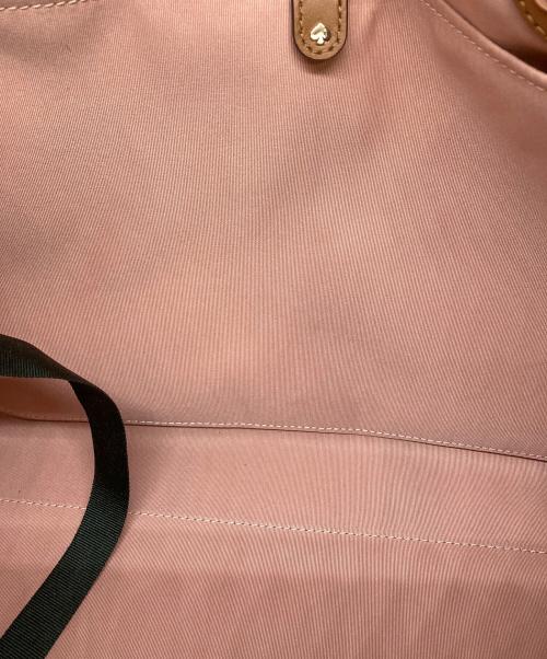 Kate Spade（ケイトスペード）Kate Spade (ケイトスペード) トートバッグ ブラウン×ピンクの古着・服飾アイテム