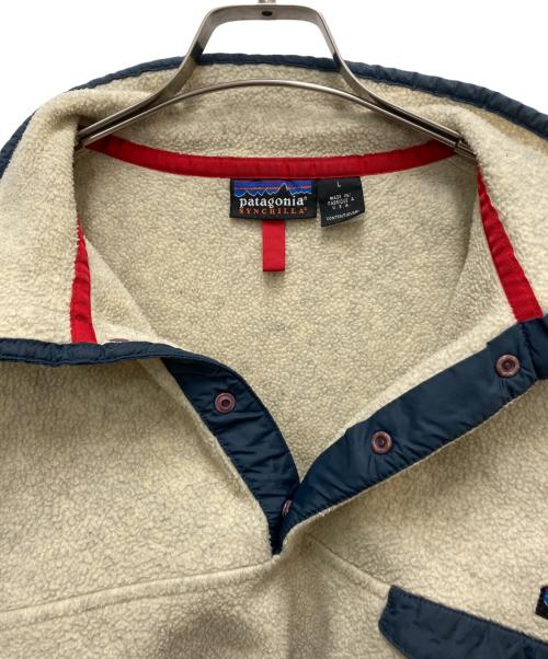 Patagonia（パタゴニア）Patagonia (パタゴニア) シンチラスナップt ホワイト サイズ:Lの古着・服飾アイテム