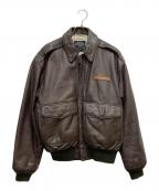 AVIREXアヴィレックス）の古着「フライトジャケット」｜ブラウン