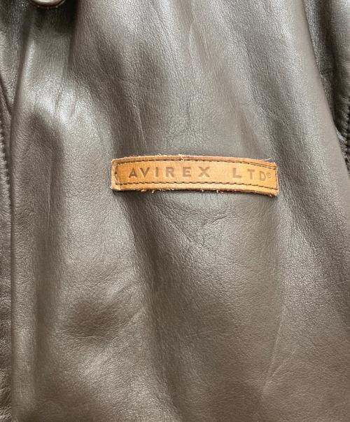AVIREX（アヴィレックス）AVIREX (アヴィレックス) フライトジャケット ブラウン サイズ:Sの古着・服飾アイテム