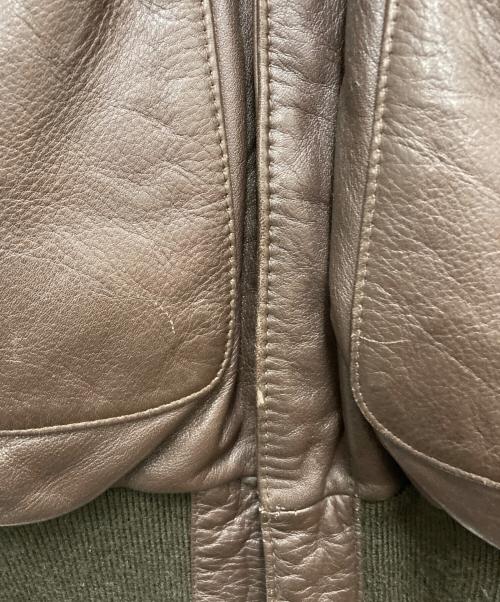 AVIREX（アヴィレックス）AVIREX (アヴィレックス) フライトジャケット ブラウン サイズ:Sの古着・服飾アイテム