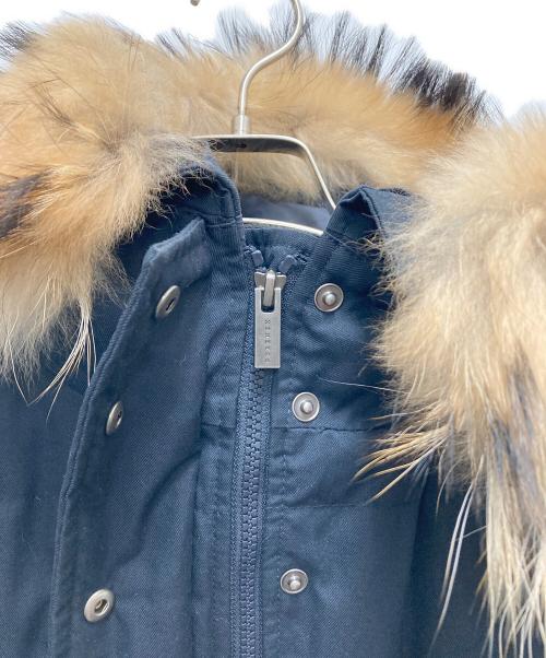 Pyrenex（ピレネックス）Pyrenex (ピレネックス) ダウンジャケットGRENOBLE FUR  ネイビー サイズ:SIZE 40の古着・服飾アイテム