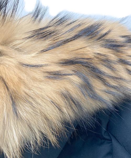 Pyrenex（ピレネックス）Pyrenex (ピレネックス) ダウンジャケットGRENOBLE FUR  ネイビー サイズ:SIZE 40の古着・服飾アイテム