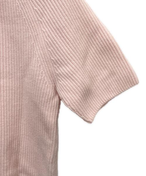 LACOSTE（ラコステ）LACOSTE (ラコステ) le FLEUR (ル フルール) アルパカウールニットポロシャツ ピンク サイズ:SIZE Mの古着・服飾アイテム