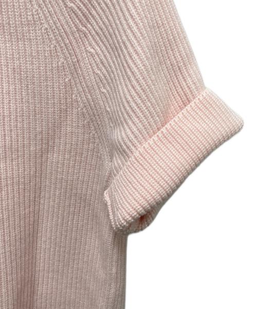 LACOSTE（ラコステ）LACOSTE (ラコステ) le FLEUR (ル フルール) アルパカウールニットポロシャツ ピンク サイズ:SIZE Mの古着・服飾アイテム