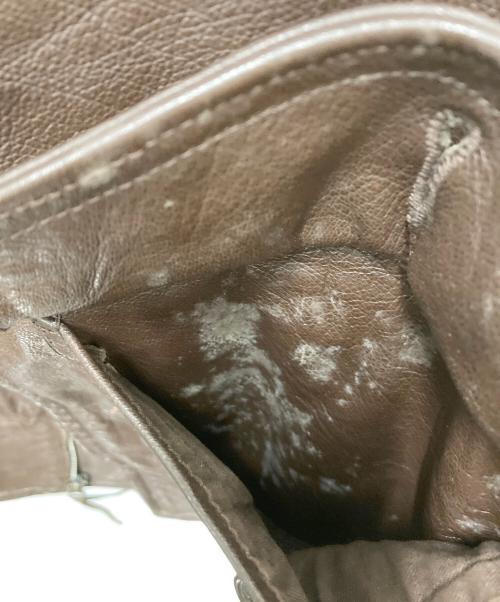 U.S NAVY（ユーエスネイビー）U.S NAVY (ユーエスネイビー) G-1レザーフライトジャケット ブラウン サイズ:SIZE 36の古着・服飾アイテム